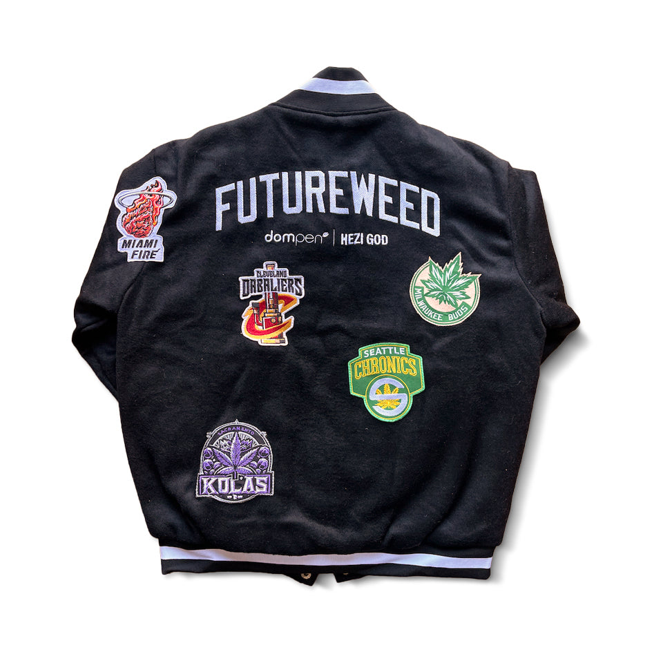 'CANNABALLERS' LETTERMAN JACKET